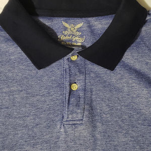 Faded Glory XL Polo Golf Shirt Blue